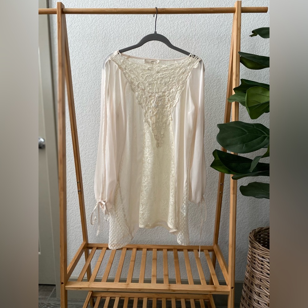 Women’s cover up, bathing suit cover up, sheer, lacy top, beach wear